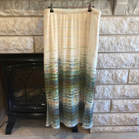 CJ Banks Dresses & Skirts - CJ Banks multicolored maxi skirt size 1X (16W-18W)